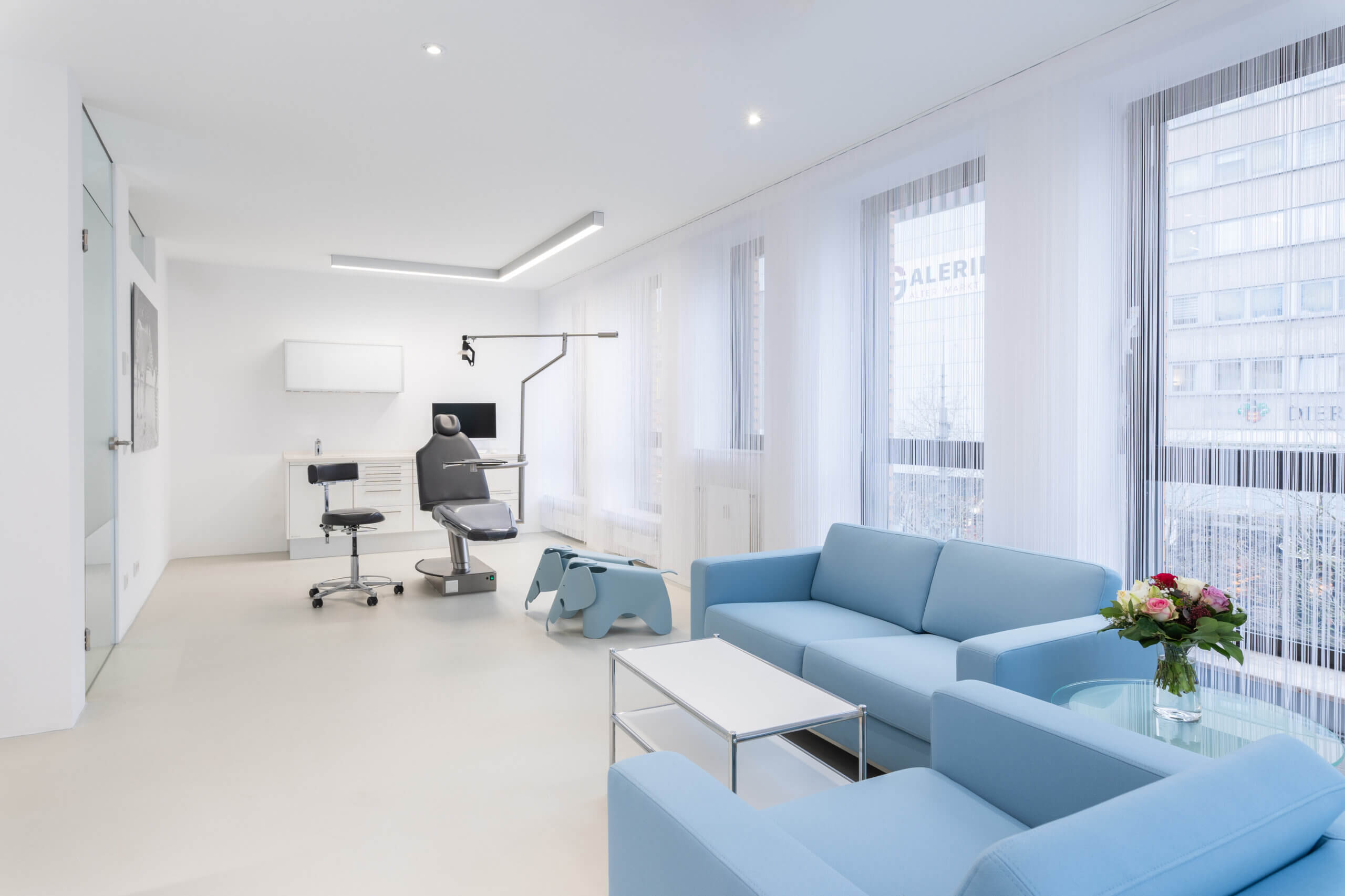 Beratungszimmer der Praxis